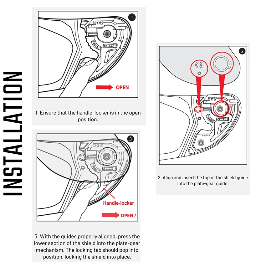 HJC HJ-26 RPHA 11 / RPHA 70 Visor Mirror 5 HJC HJ-26 RPHA 11 / RPHA 70 Visor Mirror - Afbeelding 5